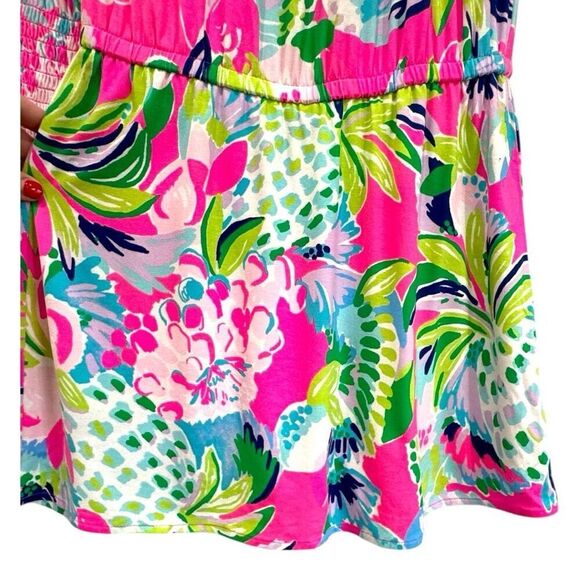 Lilly Pulitzer Lana Skort Romper – Multi “Raise the Bar” Print, XXS | Vibrant & - Picture 3 of 12